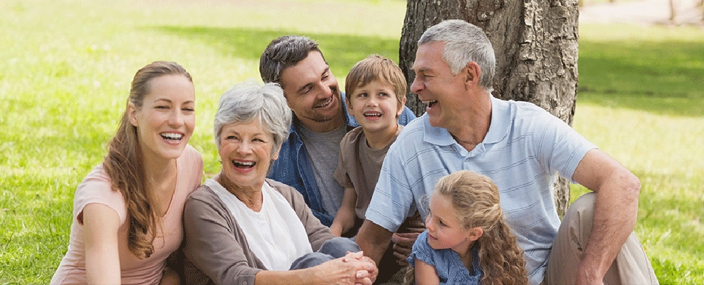 smiling family